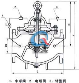 600X電動控制閥結(jié)構(gòu)圖